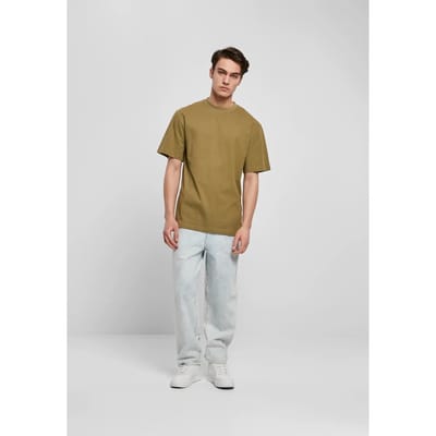 Urban Classics - Tall Heren T-shirt - S - Groen