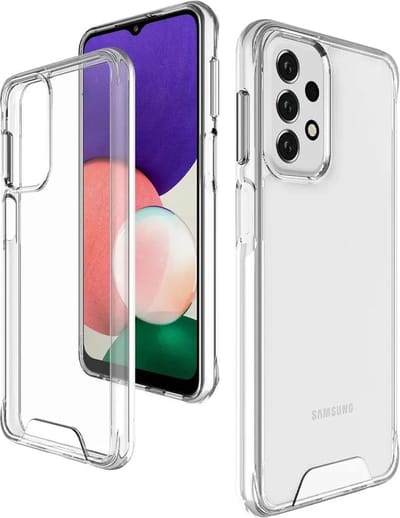 Military Grade Transparant - Bumper HQ Siliconen TPU Cover Geschikt voor: Samsung Galaxy A53 Hoesje - Crystal Clear Case