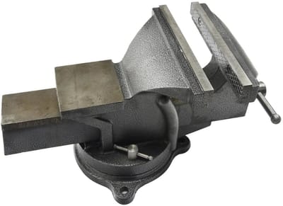 GEKO Werkbank bankschroef - draaibare kop - gietijzer - 200 mm