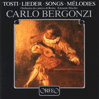 Carlo Bergonzi, Orchestra Da Camera Di Roma - Tosti-Lieder-Songs-Mélodies (CD)