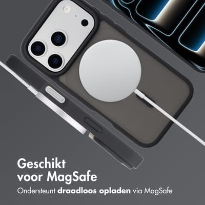 imoshion Hoesje - Geschikt voor iPhone 17 Pro Max - Color Guard Backcover geschikt voor MagSafe - Zwart