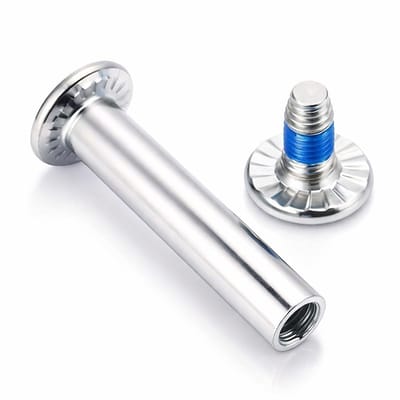 Dailygoods- Wielschroef 10 Stuks - Inline Skate Vervanging - Slijtvast - Duurzaam - Eenvoudige Installatie - 4 mm Inbuss - Skateschroeven