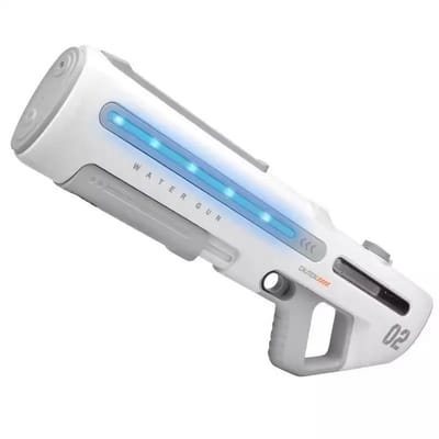 Elektrisch & Handmatig Waterpistool 300ML – Oplaadbare Hogedruk Waterblaster met USB, Zomerspeelgoed voor Volwassenen & Kinderen
