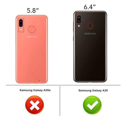 Pearlycase Pvc Siliconen case Backcover Hoesje Transparant Geschikt voor Samsung Galaxy A20