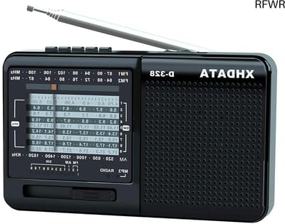 RFWR® Draagbare Radio met MP3 Speler en Oplaadbare Batterij - ideaal voor onderweg