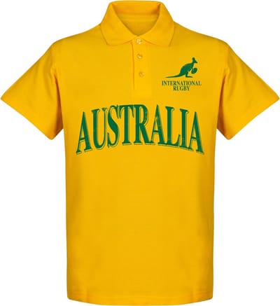 Australie Rugby Polo - Geel - M