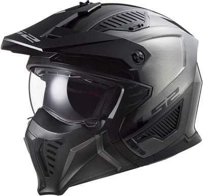 LS2 Helm Drifter Jeans OF606 titanium maat M