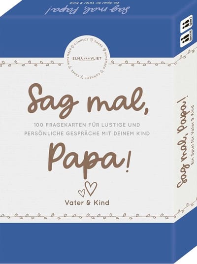 Vader Kind Spel - Gespreksstarter Kaarten - Samen Tijd Doorbrengen - 100 Unieke Vragen