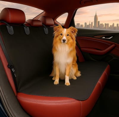Waterdichte en Antislip Hond Auto Achterbank Beschermhoes - Wasbaar en Universeel