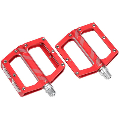 Mountainbike Aluminiumlegering Lagers Pedaal Racefiets Flat Pedaal Fiets Fiets Adapter OnderdelenRood rood