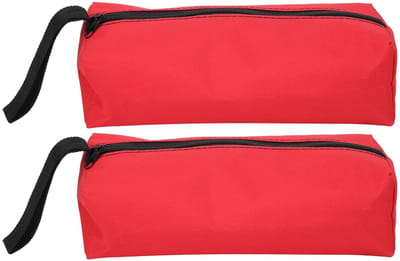 Dailygoods- Gereedschapstas Draagbaar - 2 Stuks - Multifunctionele Opbergtas - Polyester 600D - Opslaggereedschap - Afmetingen 25 x 8,5 x 7 cm