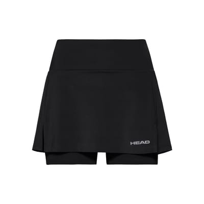 HEAD Club Basic Rok Dames-Zwart,Zilver