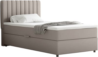 Boxspring Everest 100 x 200 cm tweepersoons met hoogwaardige Bonell-matras en topper