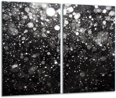TMK ArtDeko Serie - Snijplank - Glas - 30x52 cm - Zwart