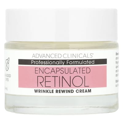Advanced Clinicals - Encapsulated Retinol - Rapid Wrinkle Rewind Cream - Fragrance Free - 59 ml