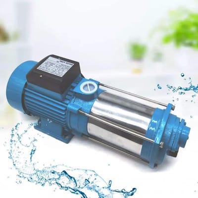 Centrifugaalpomp - Huiswaterpomp Tuinpomp - Waterdruk Verhoging - Motorhuis Aluminium - 4000 l/u 110 m - Zilver