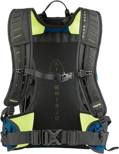 Fietsrugzak - Sporttas Outdoor - Actief Onderweg - Geïntegreerde Organizer - 24 x 44 cm - Zwart