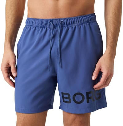 Björn Borg Zwembroek Heren Zwemshort Mannen - Blauw Costal Fjord - 100% Recycled Polyester - Maat XL