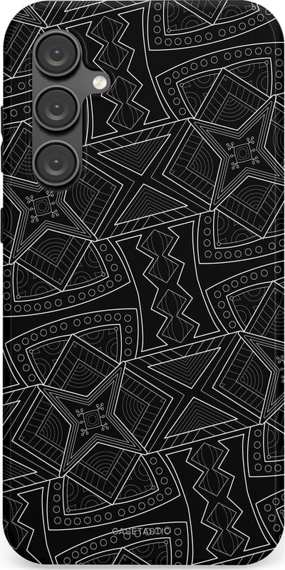 Casetastic Hoesje Geschikt voor Samsung S23 FE - Stijlvolle Beschermende Duo-layer Case - Afrikaanse kunst
