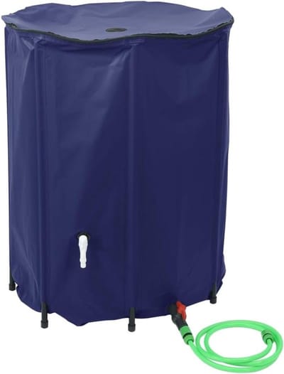 Watertank Opvouwbaar - Regenton Tank - Tuin Bewatering - Inklapbare Kraan - 750 Liter - Blauw