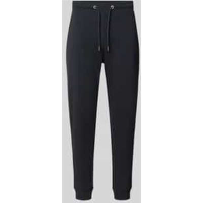 Sweatpants met elastische band en trekkoord