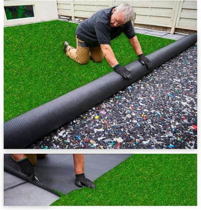 Weerbestendig Kunstgras Tapijt 200 x 400 cm voor Balkon en Tuin