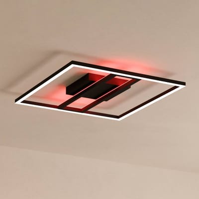 EGLO connect.z Calagrano-Z Plafondlamp - 45 cm - Zwart|Wit - Instelbaar RGB & wit licht - Dimbaar - Zigbee