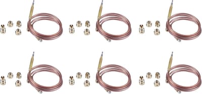Thermo-element Kit - Gasfornuis Onderdeel - Veilige Werking - Universele Pasvorm - 900 mm - Metaal