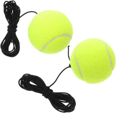 Tennis Trainingsballen - Oefenballen Touw - Zelfstandig Trainen - Stevig Elastisch Touw - 6.5 cm - Diverse kleuren