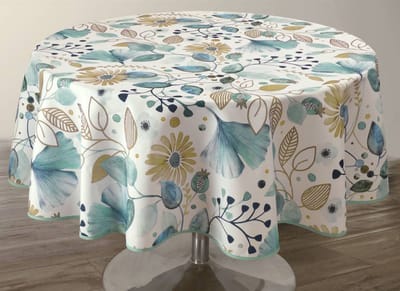 Tafelkleed anti-vlek Fleurs ovaal 240 cm Tafellaken - Decoratieve Tafel Accessoires - Woonkamer Decoratie - Bonne et Plus®
