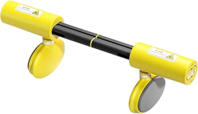 Dijspiertrainer - Armtrainer Beenversteviger - Lichaamstraining - Diepe Kernspieractivering - 565 x 19 x 15 cm - Geel