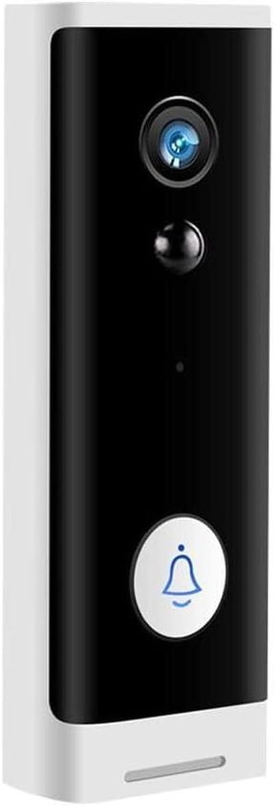 Draadloze Videodeurbel - Smart Home Monitor - Veiligheid Thuis - 1080P HD Resolutie - 166° Groothoek - Zwart