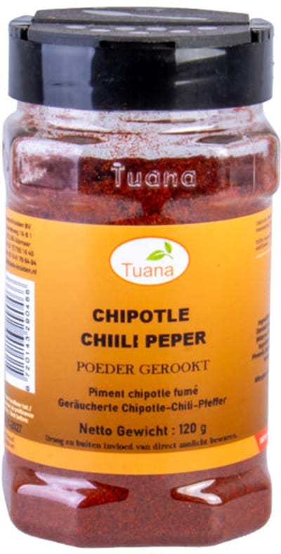 Tuana Kruiden - Chipotle Chilipeper Gemalen Gerookt 120g - Tuanashop - MP-C-0026