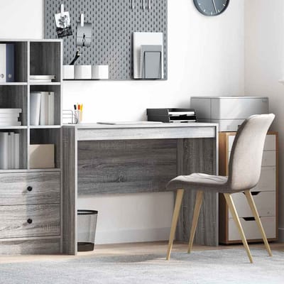 vidaXL - Bureau - Grijs - Sonoma - 100 - x - 50 - x - 76 - cm
