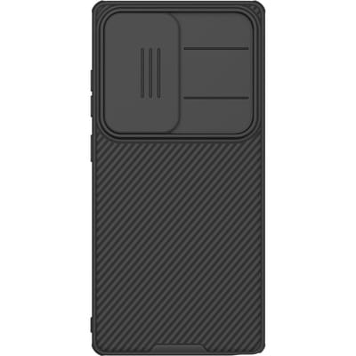 Nillkin Hoesje - Geschikt voor Samsung Galaxy S25 Ultra Hoesje - Nillkin CamShield Pro Back Cover - Zwart