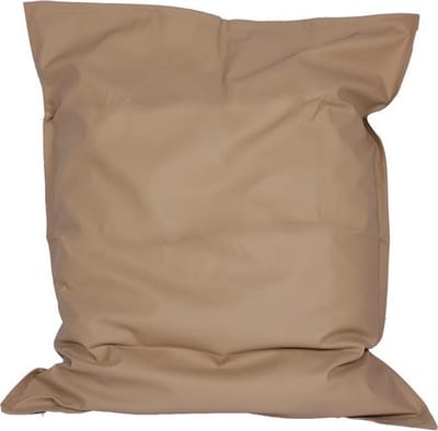 Zitzak Leatherlook Donkerbeige met binnenzak maat 140x170 cm