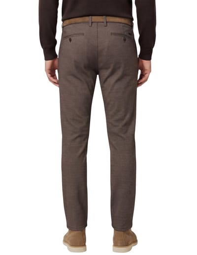 Alberto katoenen broek bruin