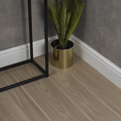 Vloerstickers Houtlook - Zelfklevende Tegels - Vloer Vernieuwen - Waterbestendig PVC - 91 x 15 cm - Licht Eiken