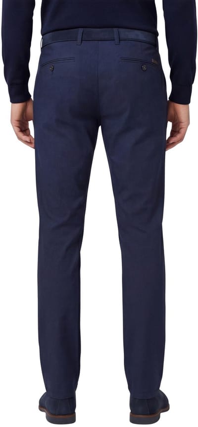 Gardeur Pantalon Bono donkerblauw katoen effen