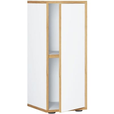 Houten kantoorkast Dossierkast Kantoormeubilair Kast Salia 2-voudig breedte 30 cm Draaideur