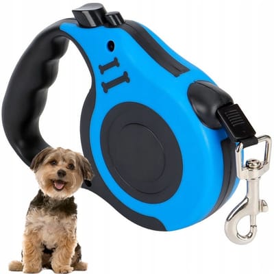Automatische Hondenriem 5M Comfortabele Controle en Flexibiliteit Blauw