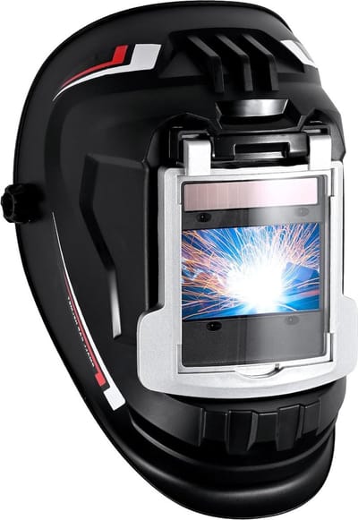 Groot zicht lashelm automatische verduistering voor MMA MIG TIG - top optische helderheid - ultralicht - 1/1/1/2 Laskap