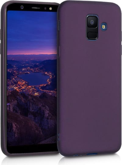 kwmobile telefoonhoesje geschikt voor Samsung Galaxy A6 (2018) - Hoesje voor smartphone - Back cover in metallic braam