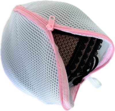 BH Waszakje voor Lingerie – Rond Wasnet met Rits – Beschermt Cups & Beugels – 3BMT®