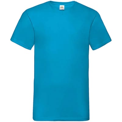 V-hals T-shirt Fruit of the Loom Valueweight
