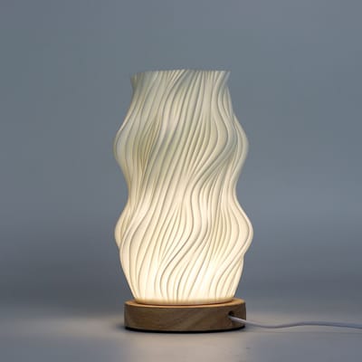 New Wave Lamp – Star Twisted – Hoogte 21cm - Sculpturaal Lichtobject – Cadeau voor hem & haar