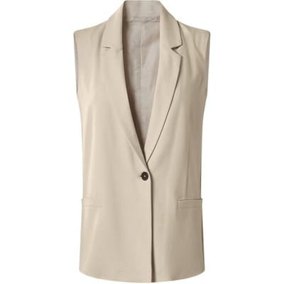 ESMARA Dames blazer gilet (Beige, 34)