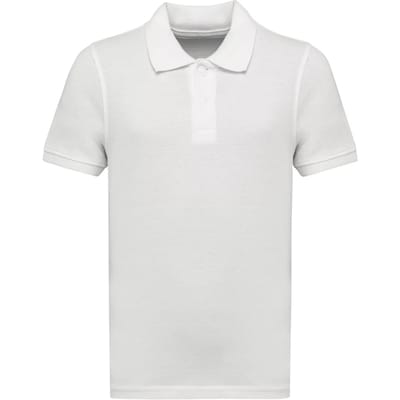 Kariban Bio180 piqué kinderpolo K2029 - White - 10/12 ans