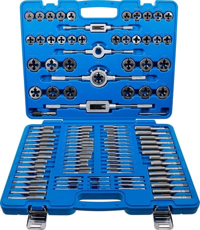 Draadsnijtapset M2 - M18 | 110-delig voor professionele gereedschap | Geschikt voor fijne schroefdraden