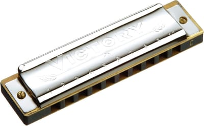Mondharmonica - 10 Gaten - Muziek Leren - Educatief Speelgoed - 12 cm - Zilverkleurig